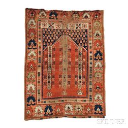 West Anatolian Prayer Rug